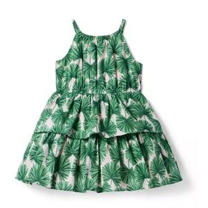 Janie and Jack Swaying Palms Sundress Sleeveless Tiered Skirt